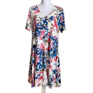 Voianlimo Floral Dress Size 2X